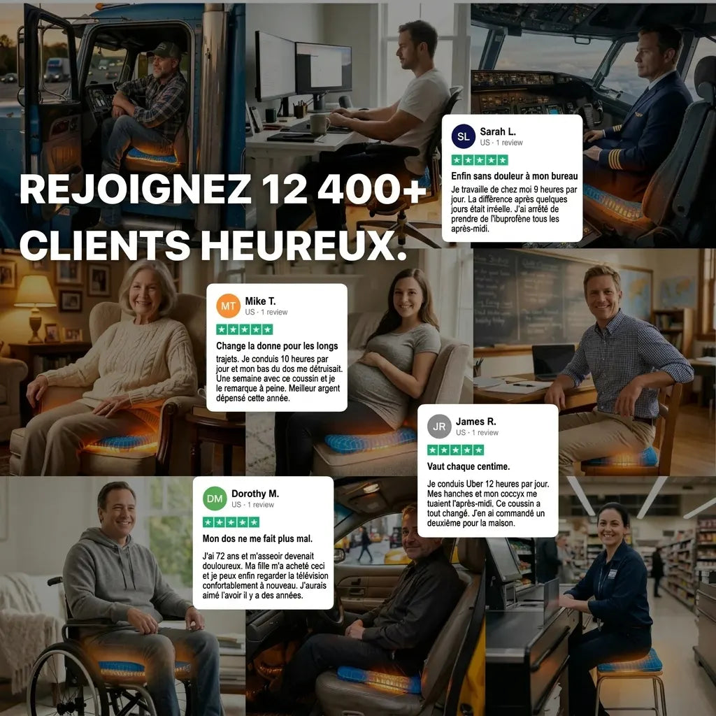 Coussin de siège Gel - Medicalys