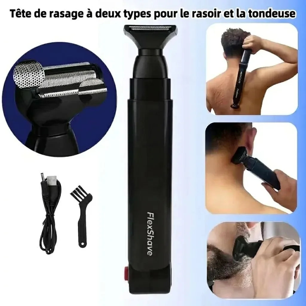 FlexShave - Rasoir Dos & Corps pour Homme | 100% Autonome