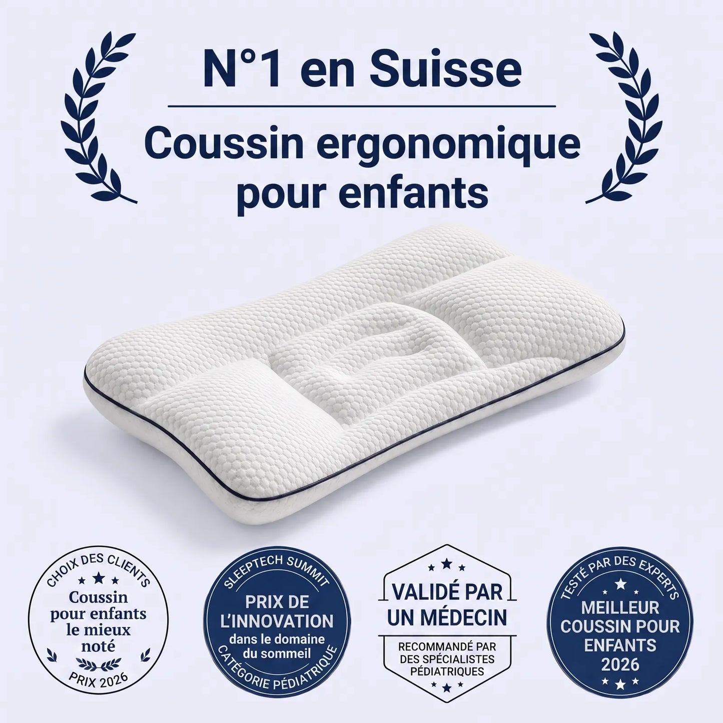 Coussin ergonomique pour enfants Medicalys, N1 en Suisse