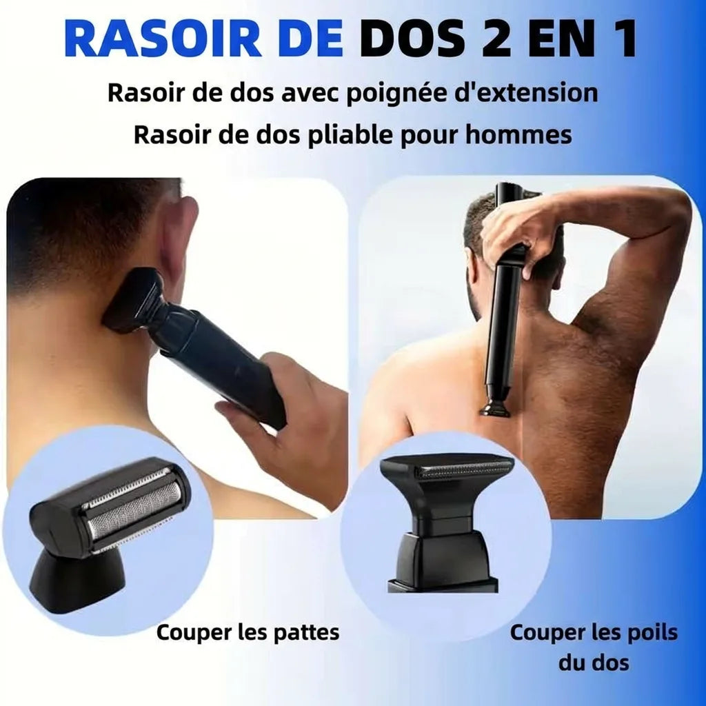 FlexShave - Rasoir Dos & Corps pour Homme | 100% Autonome
