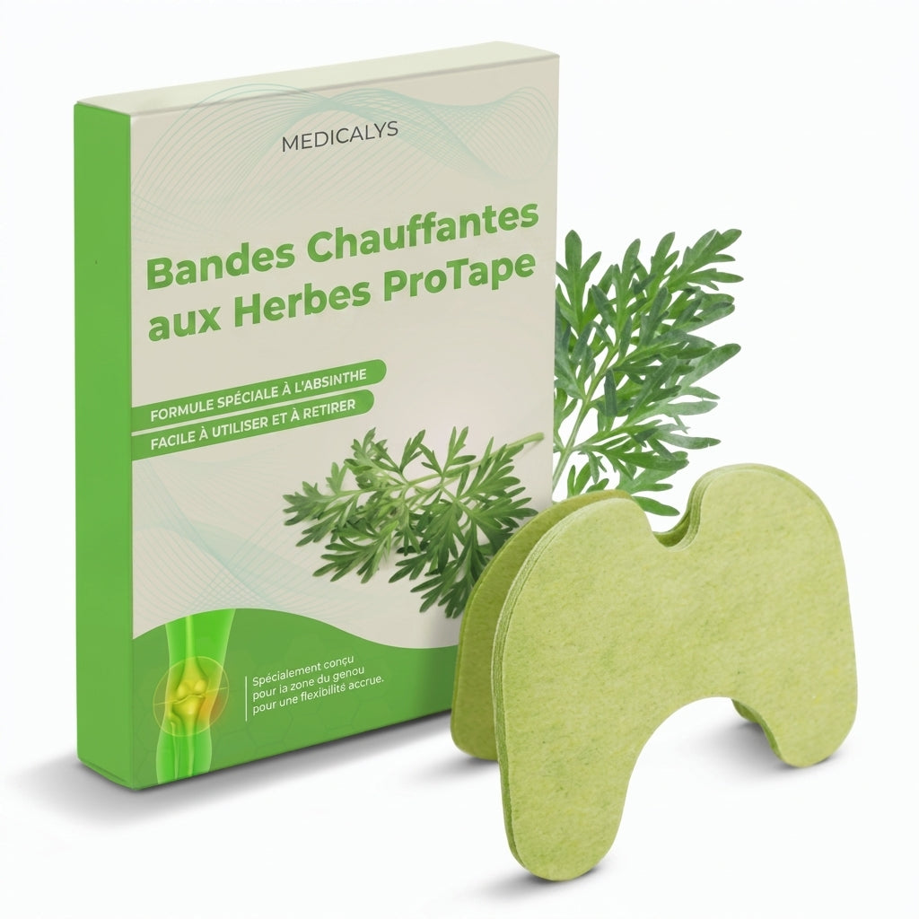 Pack 5 Bandes chauffantes à base de plantes