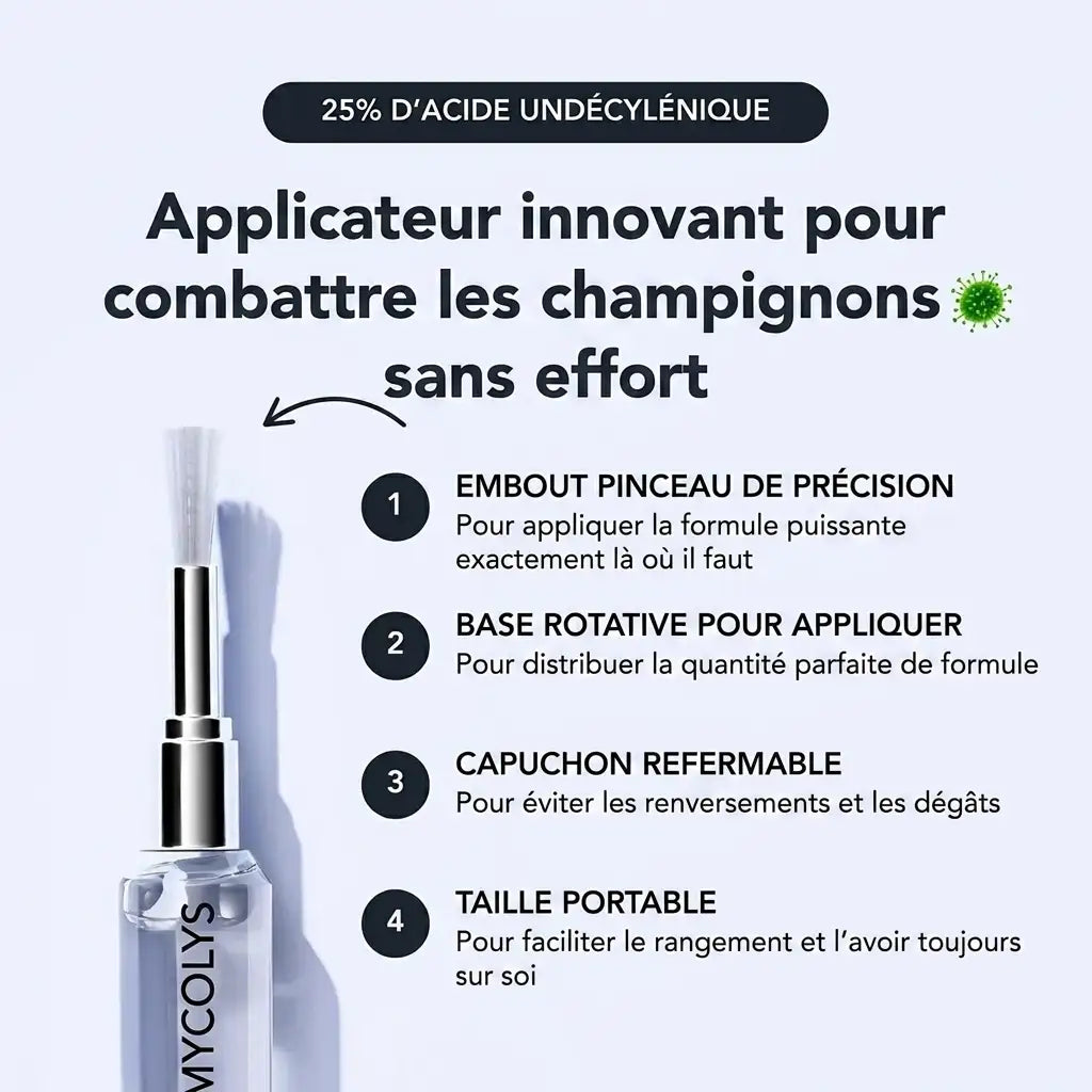 Éliminez les mycoses des ongles à la racine, et non pas seulement en surface.