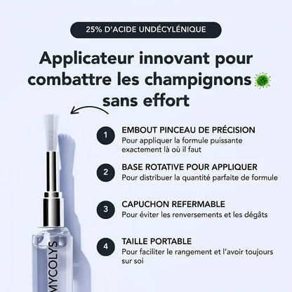 Éliminez les mycoses des ongles à la racine, et non pas seulement en surface.