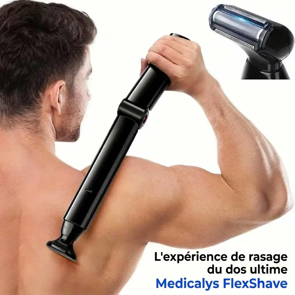 FlexShave - Rasoir Dos & Corps pour Homme | 100% Autonome